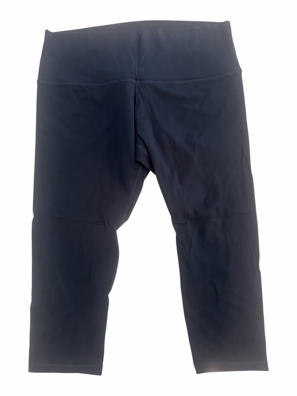 Navy Cropped Athletic Leggings